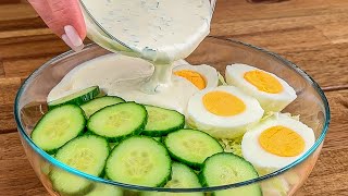 Eat and lose weight without dieting! Healthy recipe of salad for every day! I eat day and night!