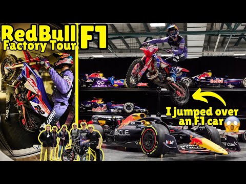 JONNY WALKER - REDBULL RACING F1 FACTORY TOUR WITH MAX VERSTAPPEN AND SERGIO PEREZ