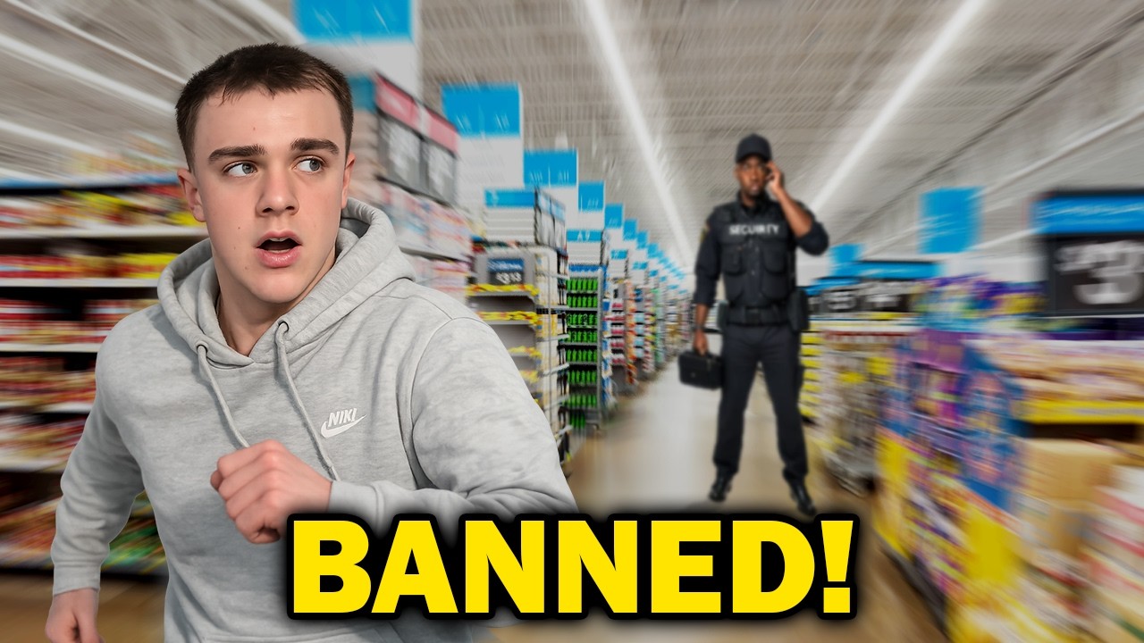 Hide and Seek in WALMART *banned for life*