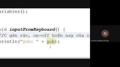 Nhập môn Lập trình OOP với Java: Bài 03 - Hàm là gì? (phiên bản 4)