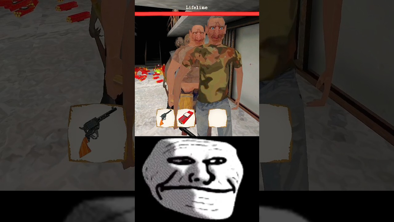 The Twins And Granny, Grandpa⚡😈 Troll Face Edit 