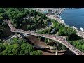 Пешеходный мост между Крещатым парком и Владимирской горкой. 26.05.2019. 4K