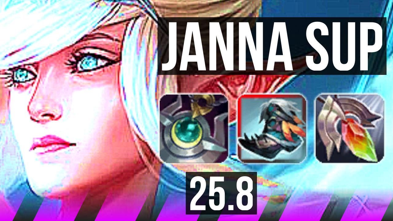 JANNA & Varus vs BRAUM & Zeri (SUP) | 0/4/21 | EUW Master | 25.8