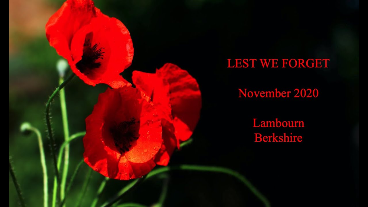 Lambourn Remembrance Day 2020