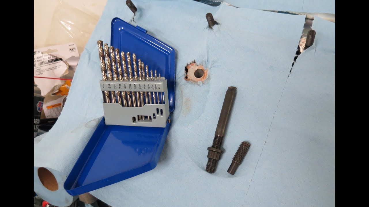 How to Remove a Broken Head Stud from an LS Engine YouTube