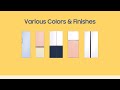 Bespoke Concept Film: Various Colors & Finishes