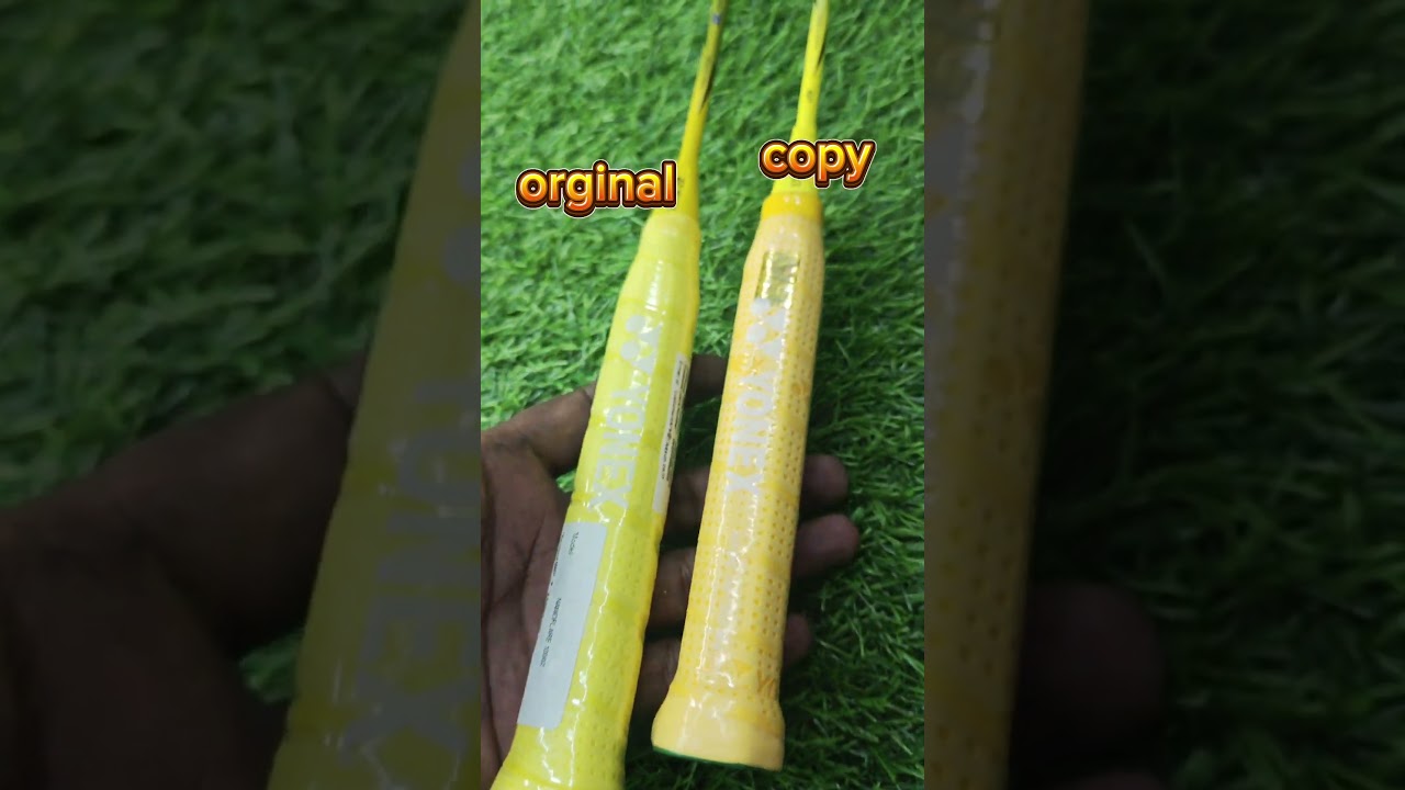 Fake vs real yonex badminton racket l copy vs original badminton racket 