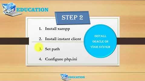 how to connect oracle database in php using xampp