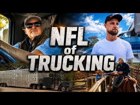 Loading Cattle for Transport. Ride Along with a Livestock Trucker.