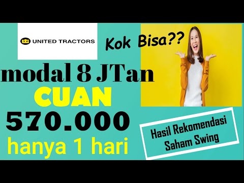 CARA SWING TRADING SAHAM Hasil Rekomendasi Beli UNTR CUAN BANYAK LAGI Ke 13