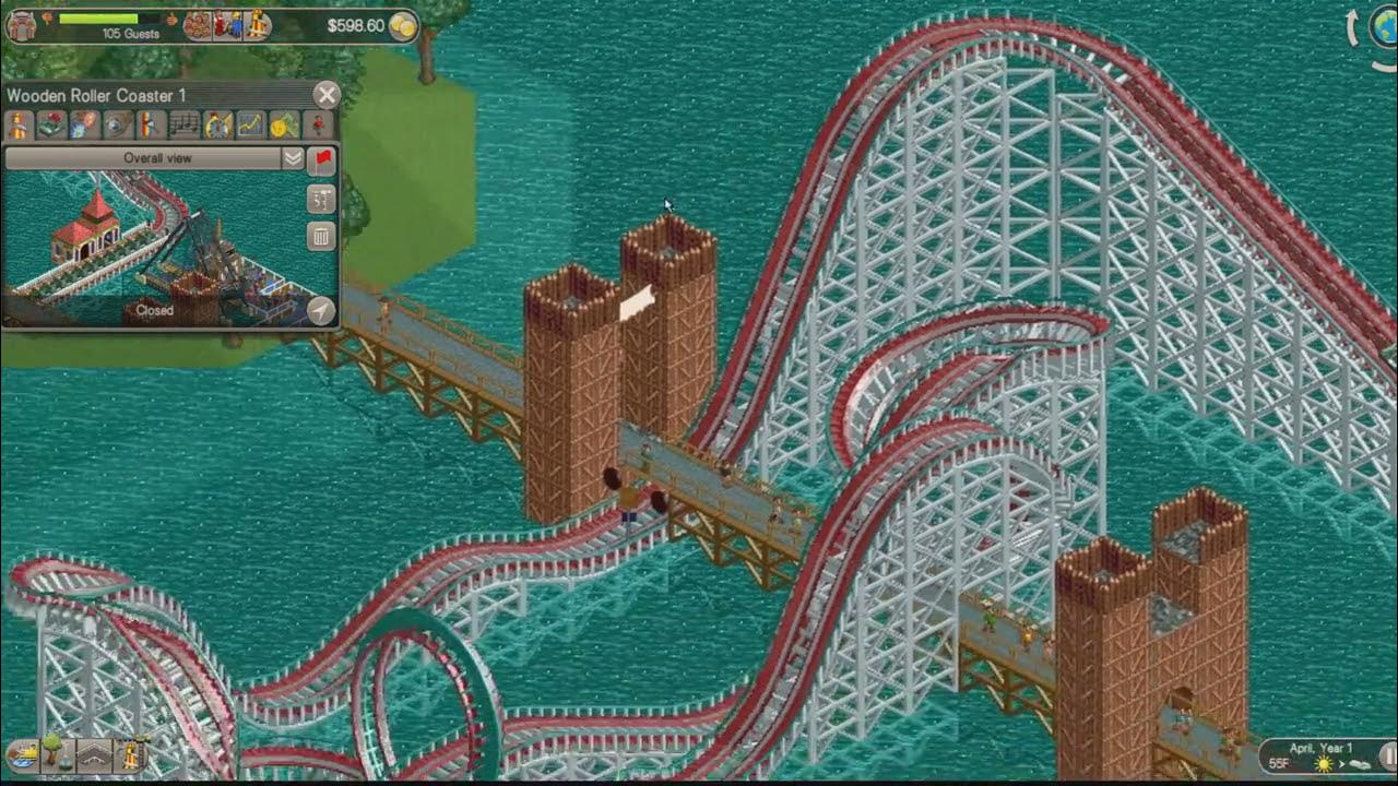 (22/96) Barony Bridge RollerCoaster Tycoon Classic YouTube