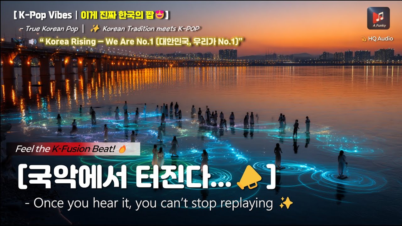 국악과 K-Pop의 만남 가슴을 뒤흔드는 울림⚡│🎤Korea Rising – We Are No.1 (대한민국, 우리가 No.1)│ K-Pop Vibes (이게 진짜 한국의 팝!😍)