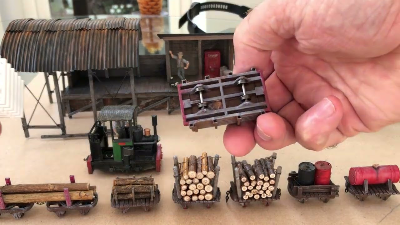On18 layout build, structures and wagons etc