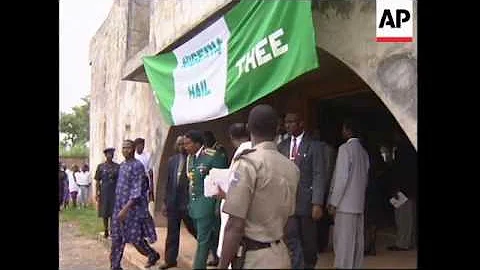 NIGERIA: MILITARY RULERS CRITICIZED AT OFFICIAL CHURCH SERVICE