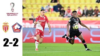 Monaco Vs Lille 2-2 All Goals & Highlights 19112021 Hd