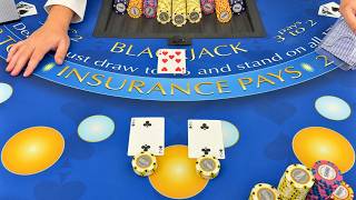 I SPLIT 2’s & BET BIG ON DOUBLE DOWNS FOR $200,000 IN THRILLING $1,000,000 BUY IN BLACKJACK SESSION!