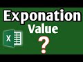 Excel Exponential Value Kaise Nikale? | Exponation Value in Excel | Excel Formula