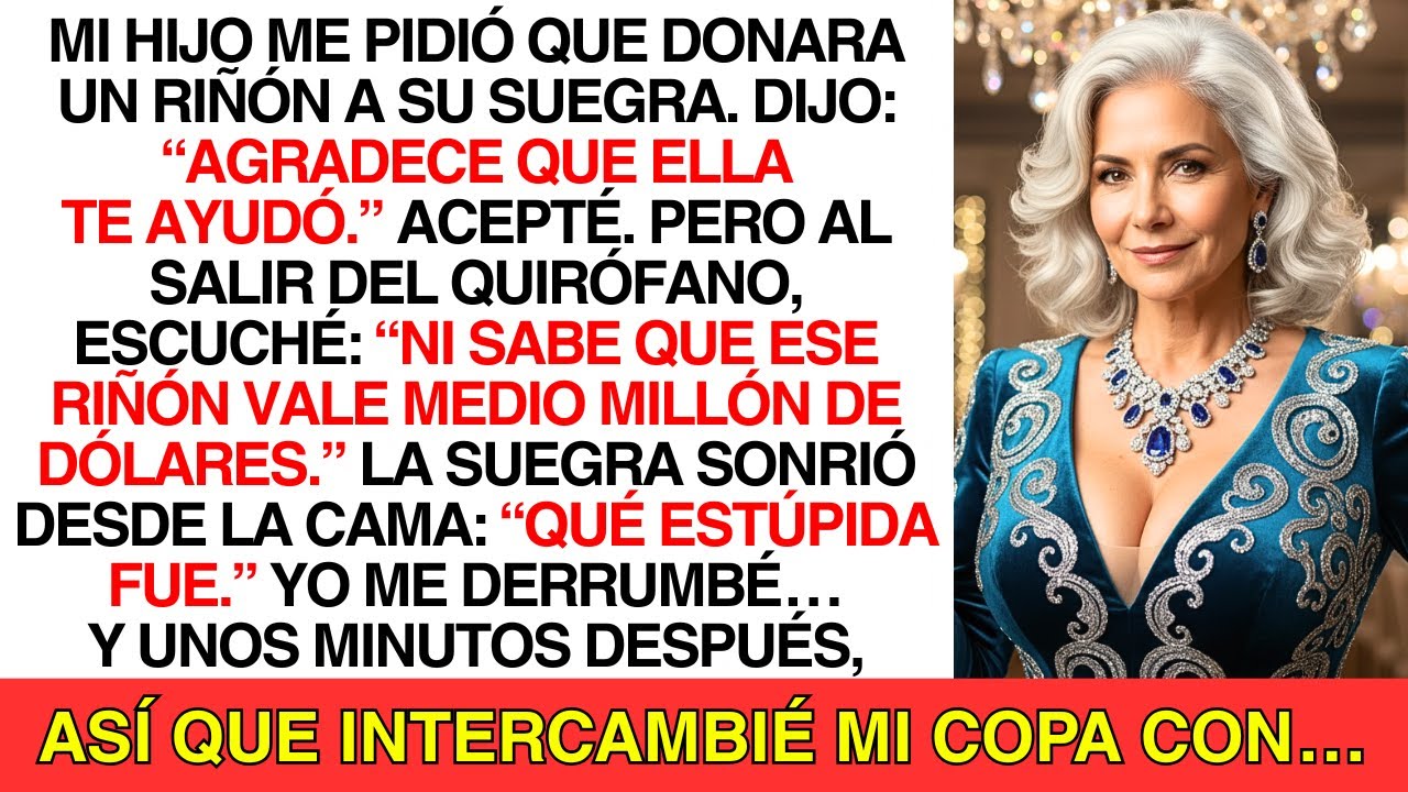 Vi A Mi Nuera Tocar Mi Vaso; Por Sospecha Intercambié Bebidas Con Su Padre… 20 Minutos Después