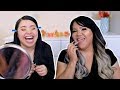 My Mom Follows My Makeup Routine! LOL