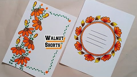 Border Design/Project Work Designs/A4 Sheet/Assignment Front Page Design for School Projects