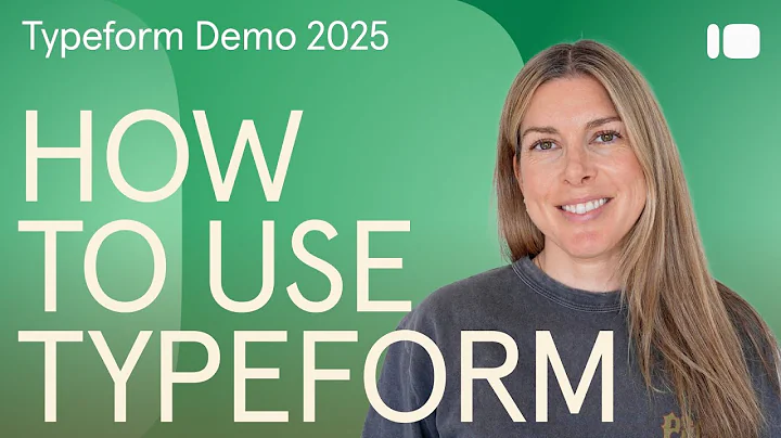 Typeform Beginner Tutorial 2025 | Typeform Help Center