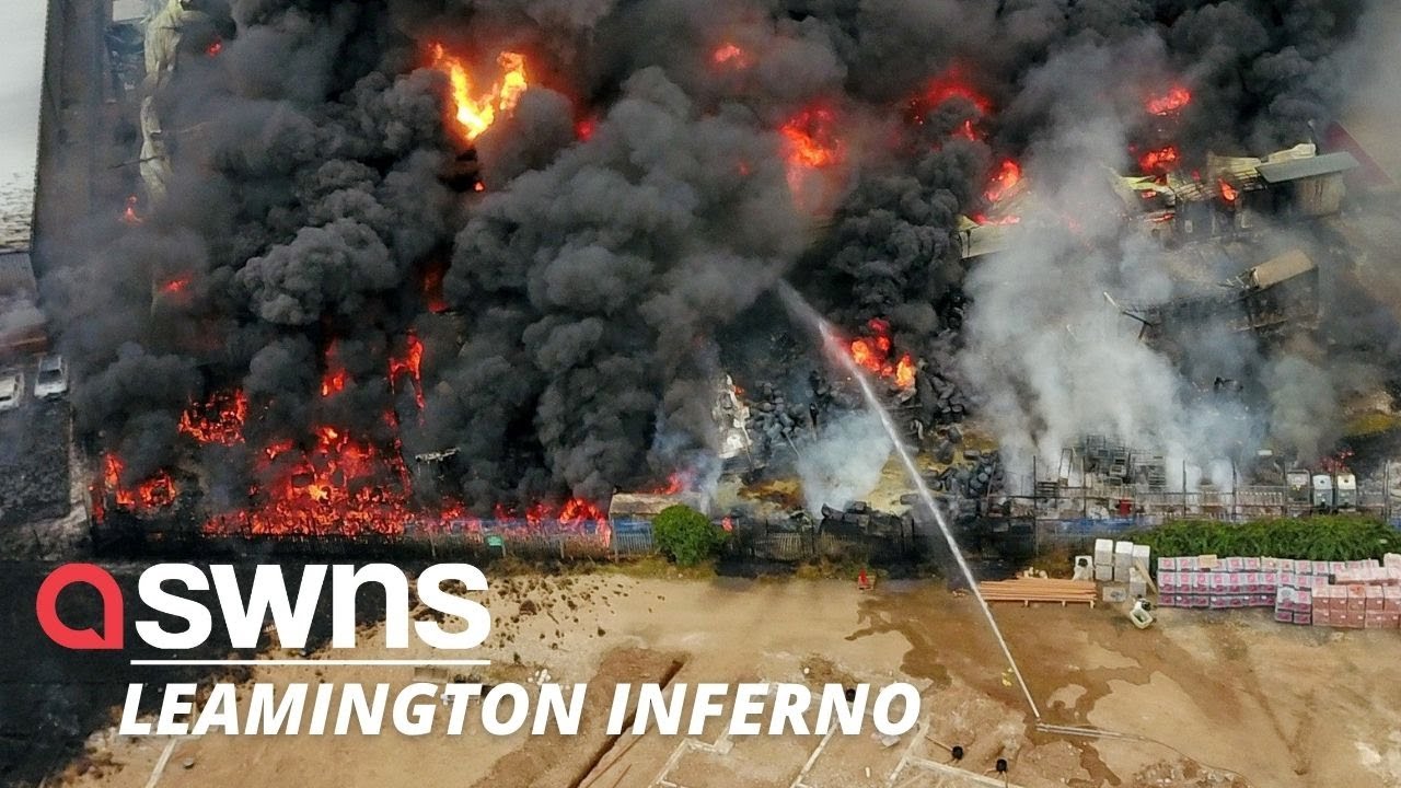 Emergency services rush to market town after fire breaks out following reports of explosions | SWNS