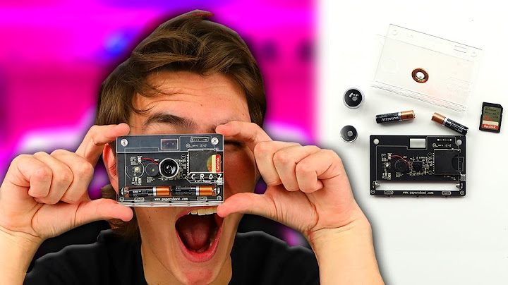 I Built My Own Camera