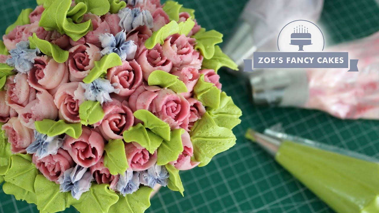 Plant Pot Cake With Buttercream Flowers