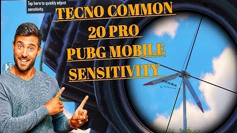 Tecno comon 20 pro sensitivity || pubg mobile sensitivity zero recoil || sir G tips.