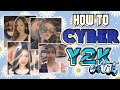 how to cyber y2k edit • paper fold effect || RPW tutorials