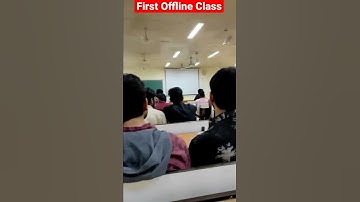 My First Offline Class at IIT Dhanbad #shorts #iit