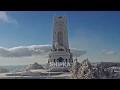 Shipka  monument of freedom ultra4k aerial footage  yes frame
