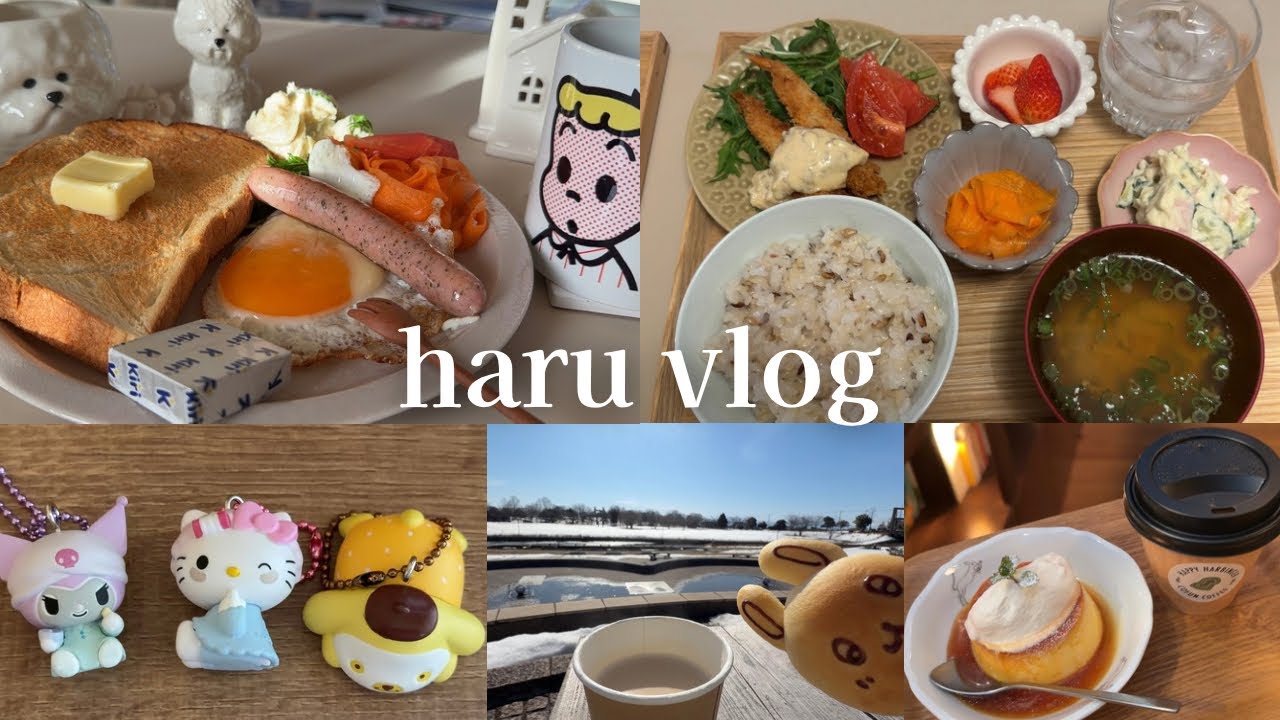 【vlog】休日でも早起きして過ごす🪴｜自分の好きに囲まれて暮らす🍓🎀