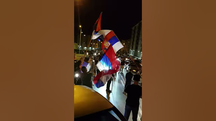 Slavlje u Palama nakon izbora u Crnoj Gori 30.8.2020.