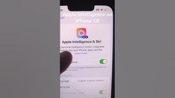 Apple Intelligence on iPhone 13! #apple #appleintelligence #ai #siri #iphone13 #unsupportedsoftware