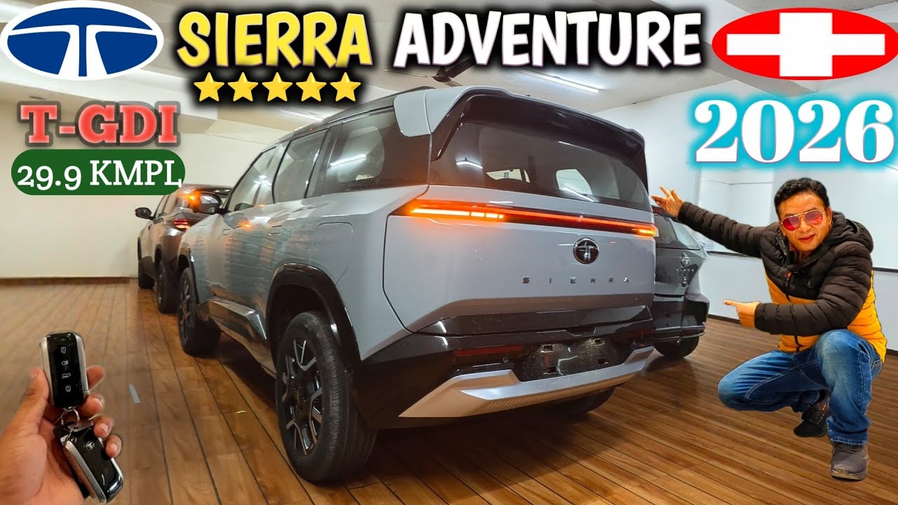 TATA SIERRA ADVENTURE PLUS 2026 MODEL REVIEW✅TATA SIERRA ADVENTURE+ 2026✅TATA SIERRA
