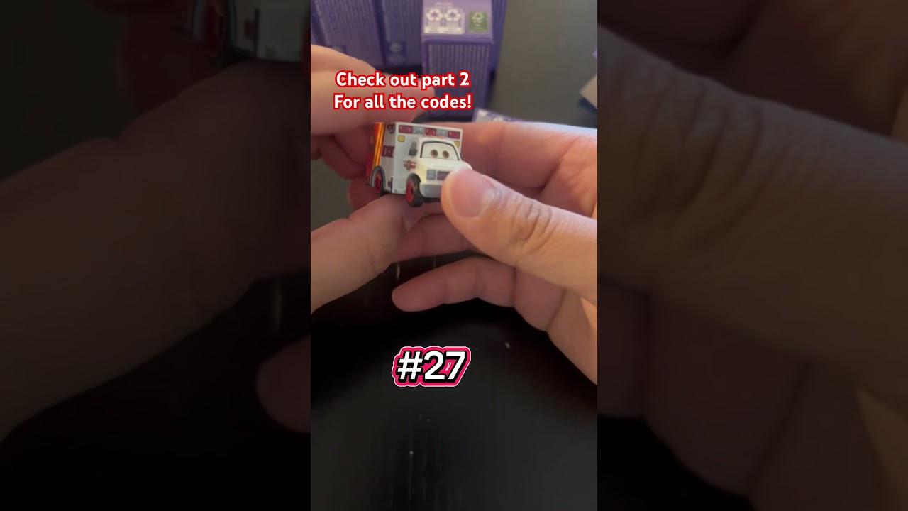 Part 1 Cars mini racer series 3 2025 blind box mystery codes 