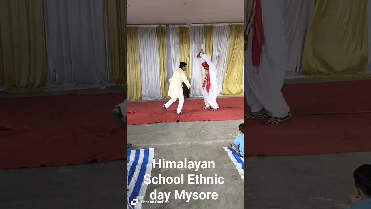 Himalayan innovative School. Ethnic Day competition.