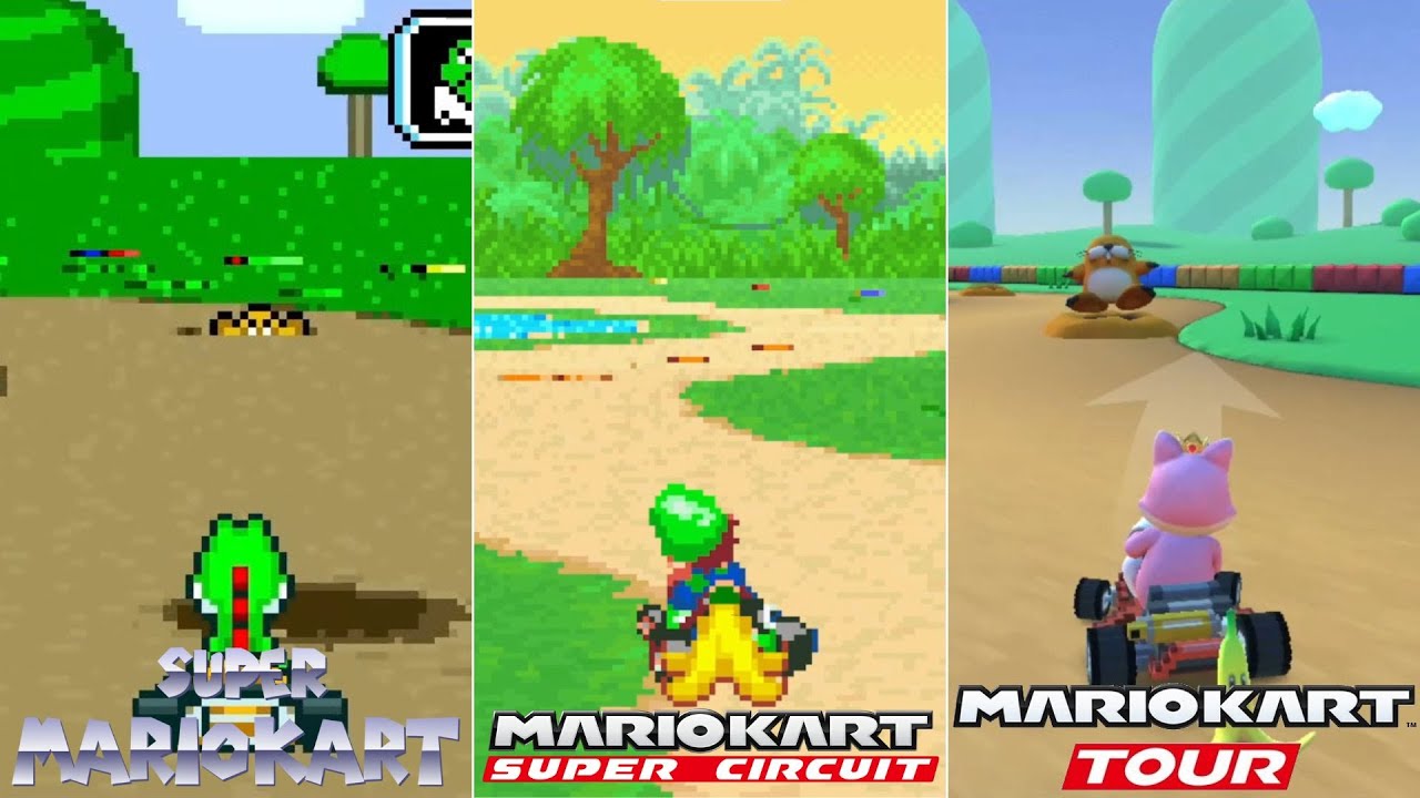 Evolution of Bowser in Mario Kart (1992-2020) 