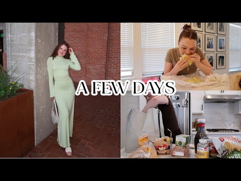 VLOG: Chit Chat Mukbang Style, Healthy Grocery Haul, Easy Dinner Idea @AmandaAsad