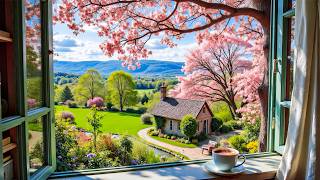 Spring Morning by the Window 🌺 Soft Piano, Nature Sounds for Reading, Writing & Relaxation screenshot 3