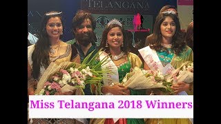 Miss Telangana 2018 Winners