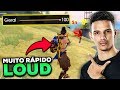 LOUD MOB: O PRO PLAYER MAIS RÁPIDO DO FREE FIRE (CELULAR)! DUO CRUSHER FOOXI