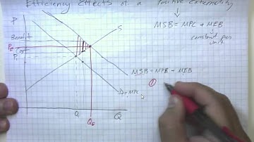 Externalities Part 3  Efficiency Effects of Positive Externalities