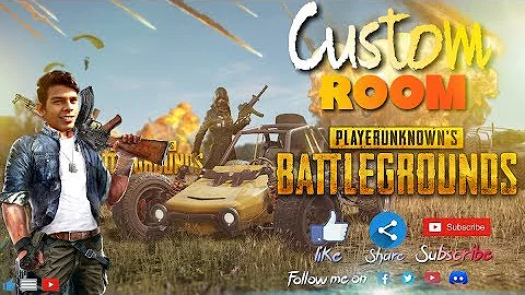 PUBG Mobile 🔴Live Stream Custom Room & Sub Games