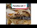 Chicken Paratha roll quick recipe 💯