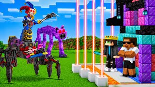 We Found Longest Scary GIANT STAIRS in Minecraft!