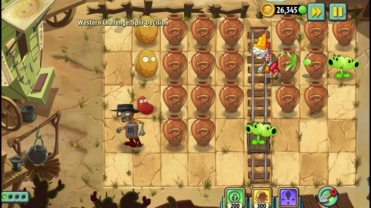 Plants vs. Zombies 2: Split Pea - Walls 360