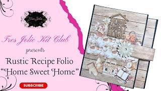Rustic Recipe Folio Home Sweet Home @DeborahAdamsCreativeLife