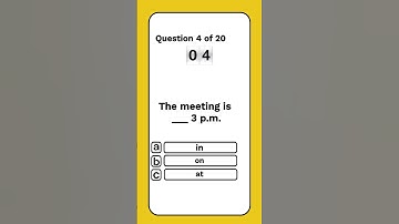 #Prepositions (Q3~4) | English Grammar Quiz